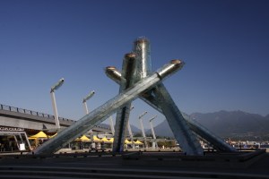 Die Olympiafackel von 2010