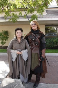 Arven und Aragorn (hat der in HdR auch ne Sonnenbrille getragen?)