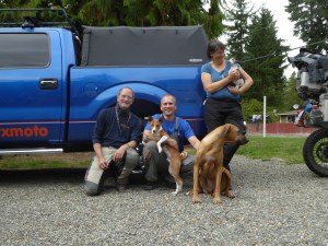 Alex Guth mit 3 seiner Schätzchen. ;-) Das 