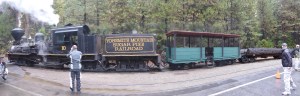 historische Eisenbahn im Yosemite NP