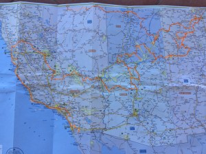 Fahrstrecke USA Süswesten